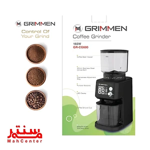 نمای کارتون و قابلیت های آسیاب قهوه گریمن مدل GR-CG600